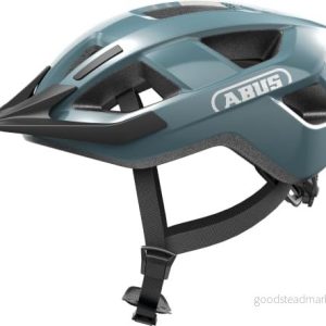 ABUS Aduro 3.0 LED cykelhjälm sportig cityhjälm i snygg design för vardagliga och sportiga turer med bakljus dam herr storlek S, blå 4003318383588 ABUS Aduro 3.0 LED cykelhjälm sportig cityhjälm i snygg design för vardagliga och sportiga turer med bakljus dam herr storlek S, blå 4003318383588