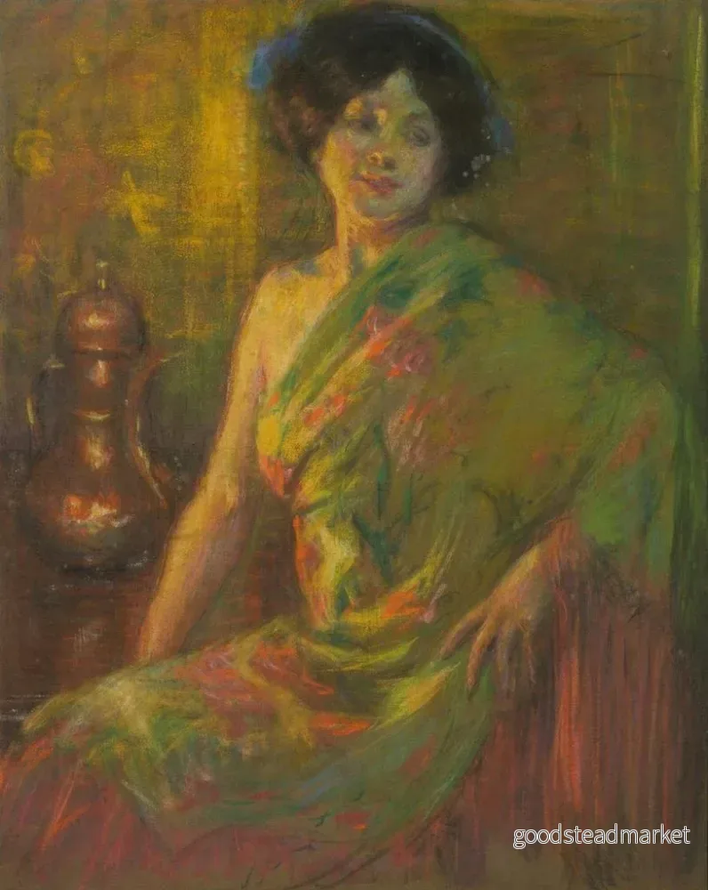 Målning Sevilla i Montmartre - Alice Pike Barney | Konsttryck - Bild 2