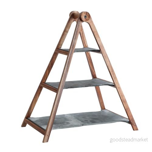 Villeroy & Boch Afternoon Tea Stand / Serving Tower Artesano Original Wood 3 Layered 4003686211216