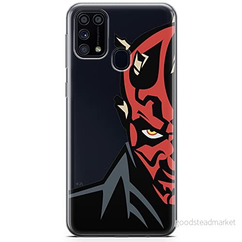 ERT GROUP mobiltelefonfodral för Samsung M31 originalt och officiellt licensierat Star Wars mönster Darth Maul 003 optimalt anpassad till formen på mobiltelefonen, gedeeltelijk transparant 5904805479229