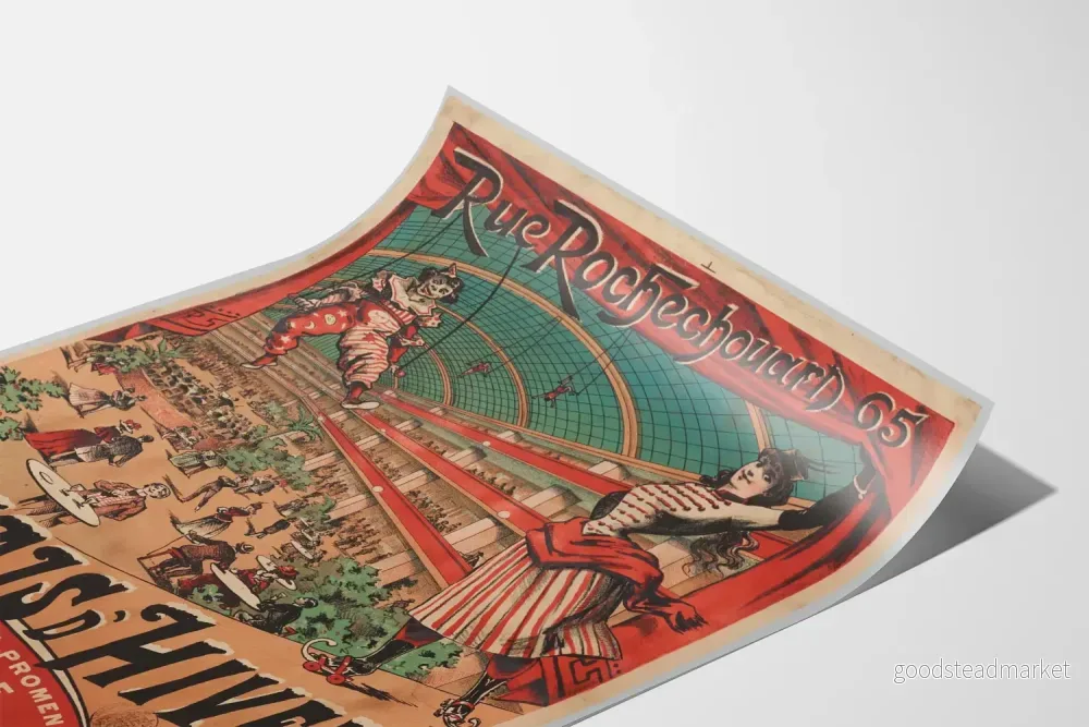 Vintageposter Palais d'Hiver Rue Rochechouard 65 - Bild 3
